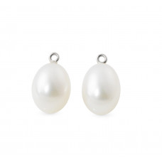 Attachment oval fresh water pearl 