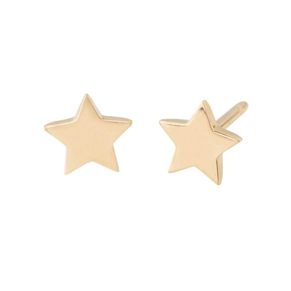 Örhängen Star Studs "liten" slät