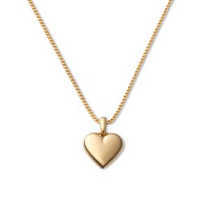 Halsband Hjärta mellan